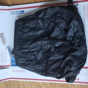 RVCA I'm Booked Vegan Lether Backpack Handbag